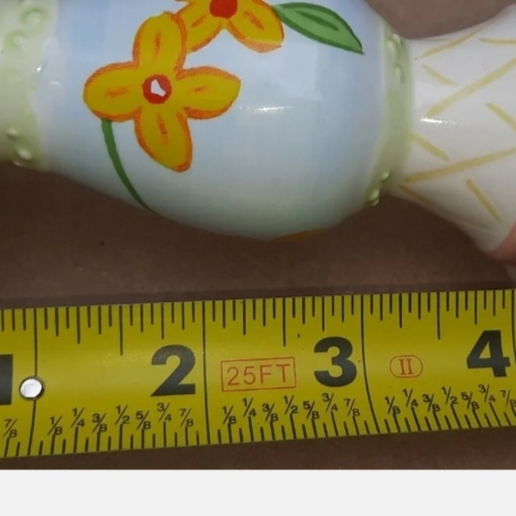 3 Vintage Avon Floral Candle Holders - Picture 6 of 6